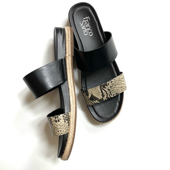 Franco Sarto Babs slide sandals snakeskin - Picture 3 of 10